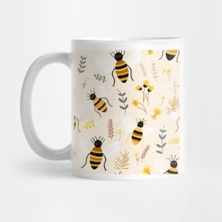 Honeycomb and Bee Pattern 21 Mug